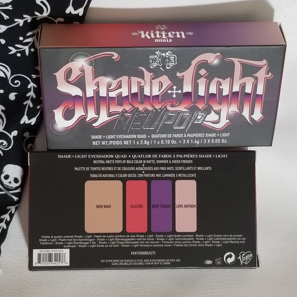 BNIB KVD Shade + Light Four pan Kitten Mini NEUPOP - Picture 3 of 7